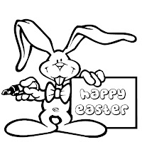 free bunny coloring printables