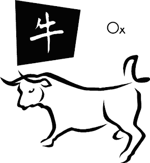 chinese ox symbol coloring pages