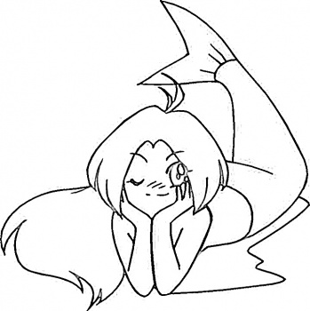 Anime Coloring Page Anime Coloring Page