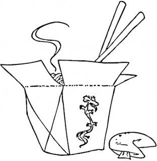 Chopsticks and chinese food printables