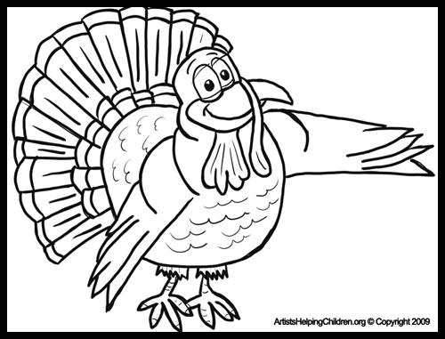 Thanksgiving Turkey Coloring Page Thanksgiving Turkey Coloring Page