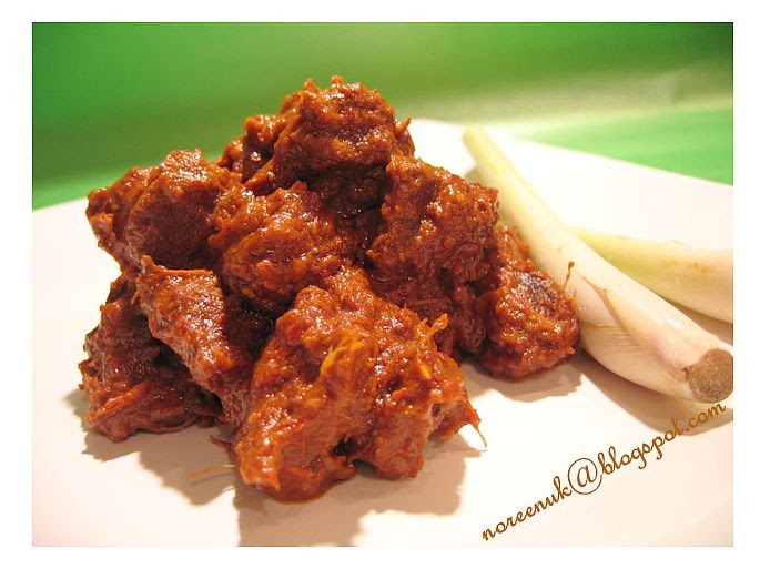 my home cooking blog Rendang daging Negeri Sembilan