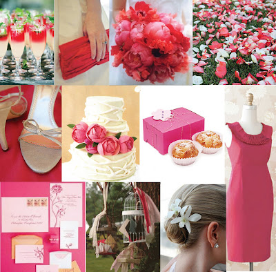 wedding details hot pink 