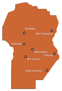 Sedes de la Prov. de Córdoba