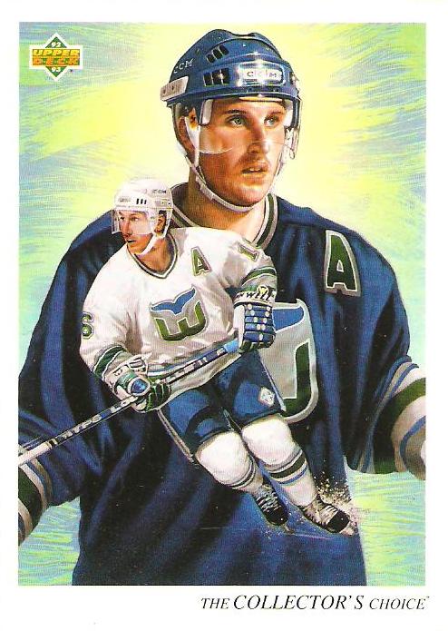 Lot of 7 Ron Francis Hartford Whalers hockey cards