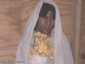 Photo Credit: http://www.shaneclapper.com/2007/11/27/one-ugly-bride-iraqi-soldiers-stop-insurgents-dressed-as-bride-and-groom/