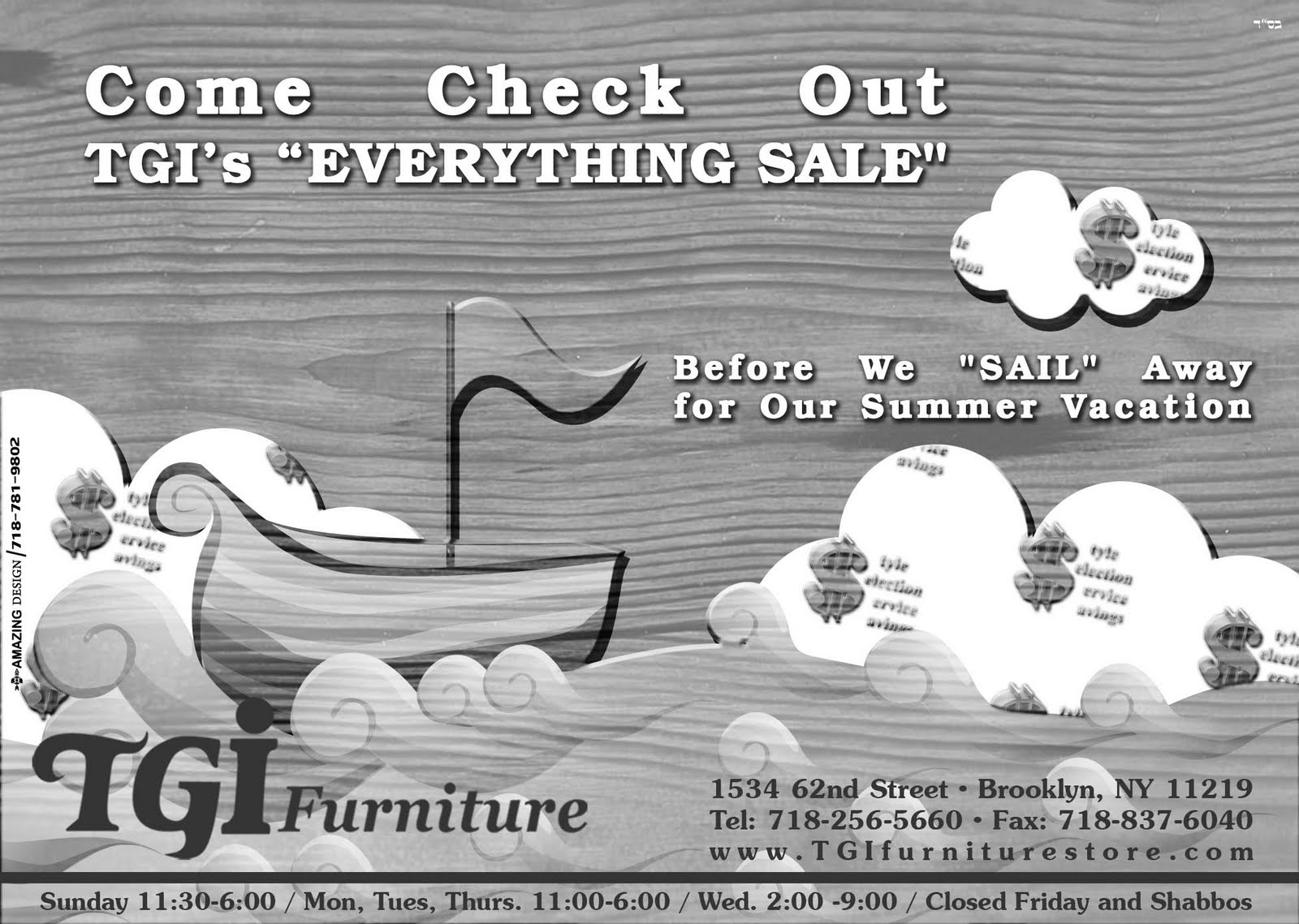 Amazing Design Portfolio Tgi Furniture Ads
