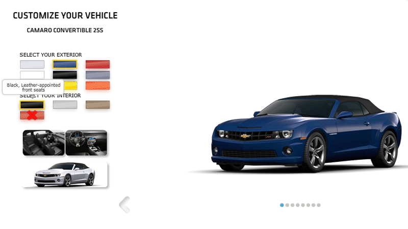 Build your own 2011 Camaro Convertible Let us know how much your dream 
