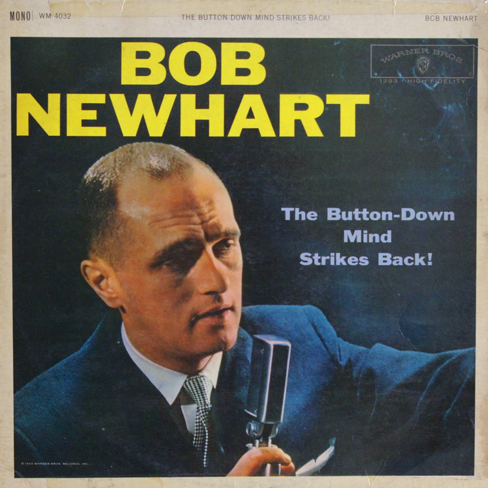 Vintage Standup Comedy Bob Newhart ButtonDown Mind Strikes Back 1960