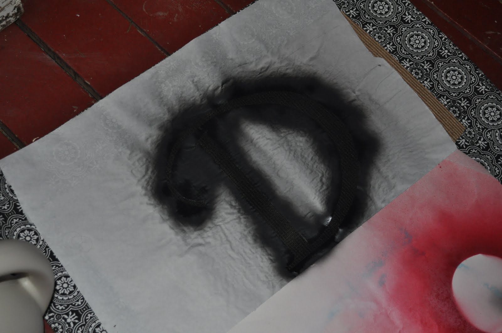 Martha Shmartha Freezer Paper Monogrammed Doormat Tutorial