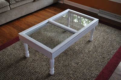 how to build a glass coffee table