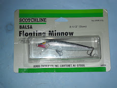 Freshwater Wood Fishing Lure Floating Minnow 3 1/2" RM39