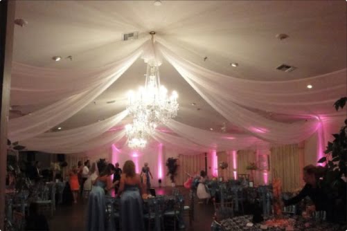 W Drapings Florida Ceiling Drapings and Wedding Chiffon