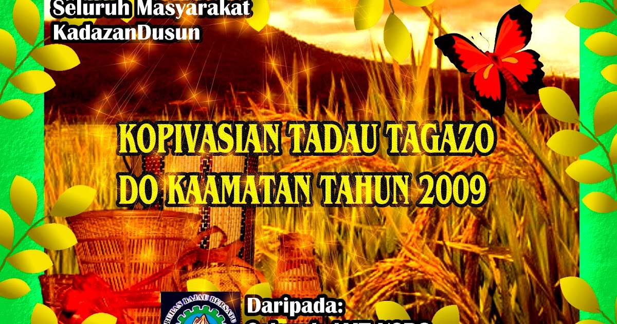 Rangkaian USBO: Selamat Menyambut Perayaan Pesta Menuai.