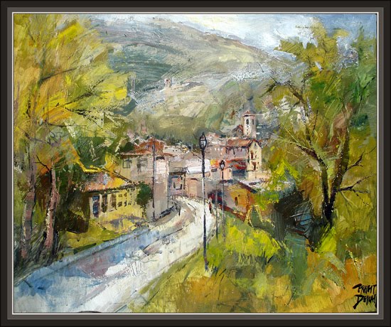 CERCS-BERGUEDA-ERNEST DESCALS-PAISAJES-PREMIOS PINTURA CERCS-BERGUEDA-ERNEST DESCALS-PAISAJES-PREMIOS PINTURA