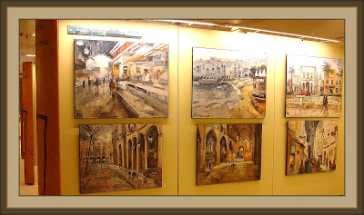 EXPOSICION PINTURAS-CORTE INGLES-DIAGONAL-BARCELONA-ERNEST DESCALS