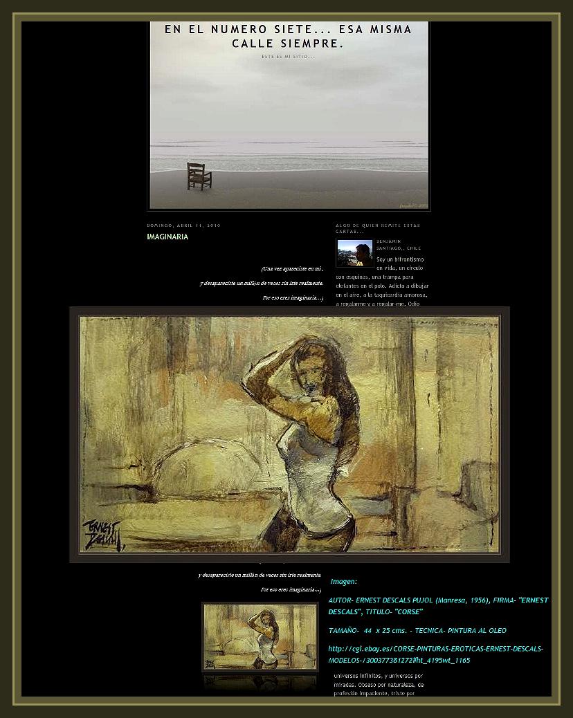 CORSE-PINTURAS-EROTICAS-ERNEST DESCALS-EN EL NUMERO SIETE CORSE-PINTURAS-EROTICAS-ERNEST DESCALS-EN EL NUMERO SIETE