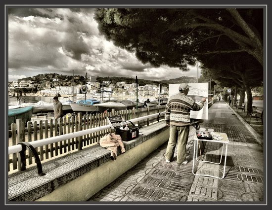 SANT FELIU DE GUIXOLS-PINTOR-MARINAS-ERNEST DESCALS SANT FELIU DE GUIXOLS-PINTOR-MARINAS-ERNEST DESCALS