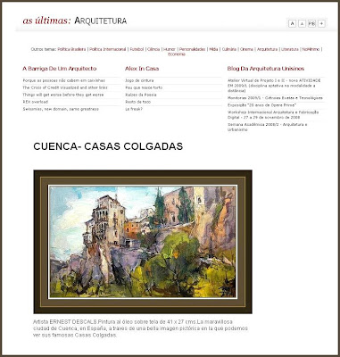 CUENCA-CASAS COLGADAS-ERNEST DESCALS-AS ULTIMAS-ARQUITETURA CUENCA-CASAS COLGADAS-ERNEST DESCALS-ARQUITETURA