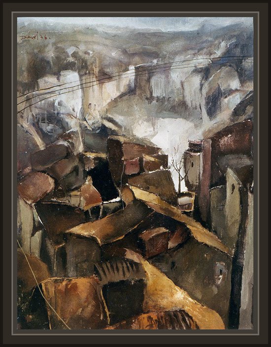 BALAGUER-LLEIDA-LERIDA-TEJADOS-CUADROS-PINTURAS-PINTOR-ERNEST DESCALS BALAGUER-LLEIDA-LERIDA-TEJADOS-CUADROS-PINTURAS-PINTOR-ERNEST DESCALS