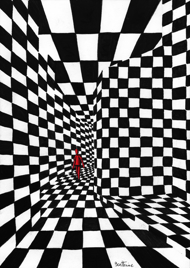 Vasarely Black And White Paintings Vasarely Black And White Paintings