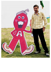 with my AIDS-TOON charactor