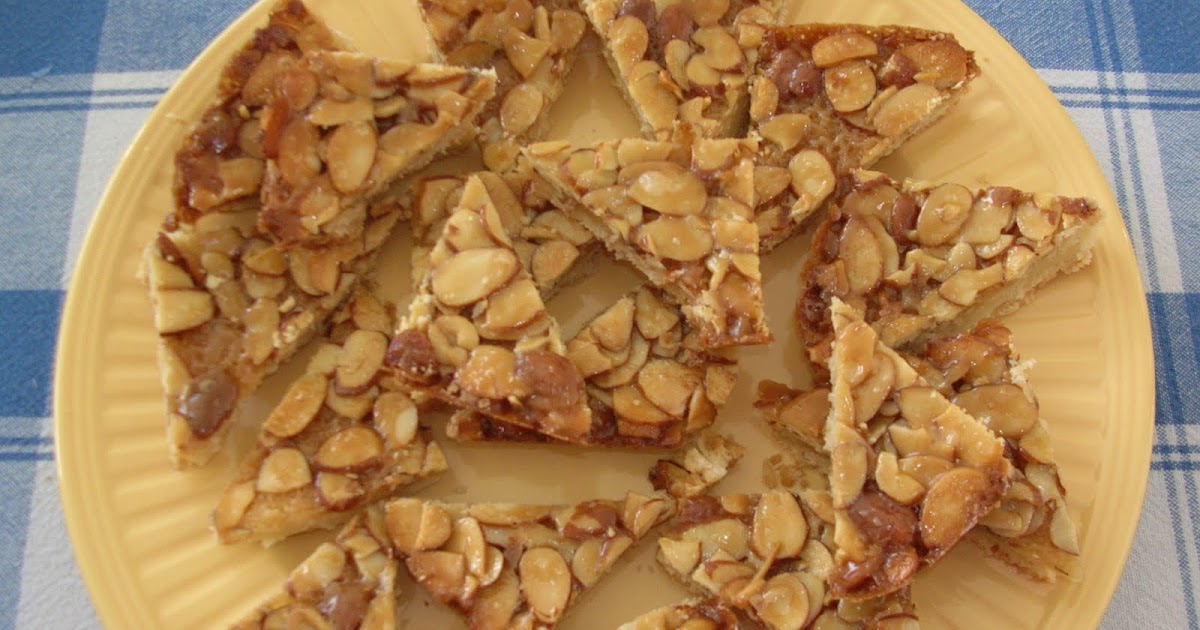 A Year of Cookies Cookie Recipe 57 Almond Toffee Triangles
