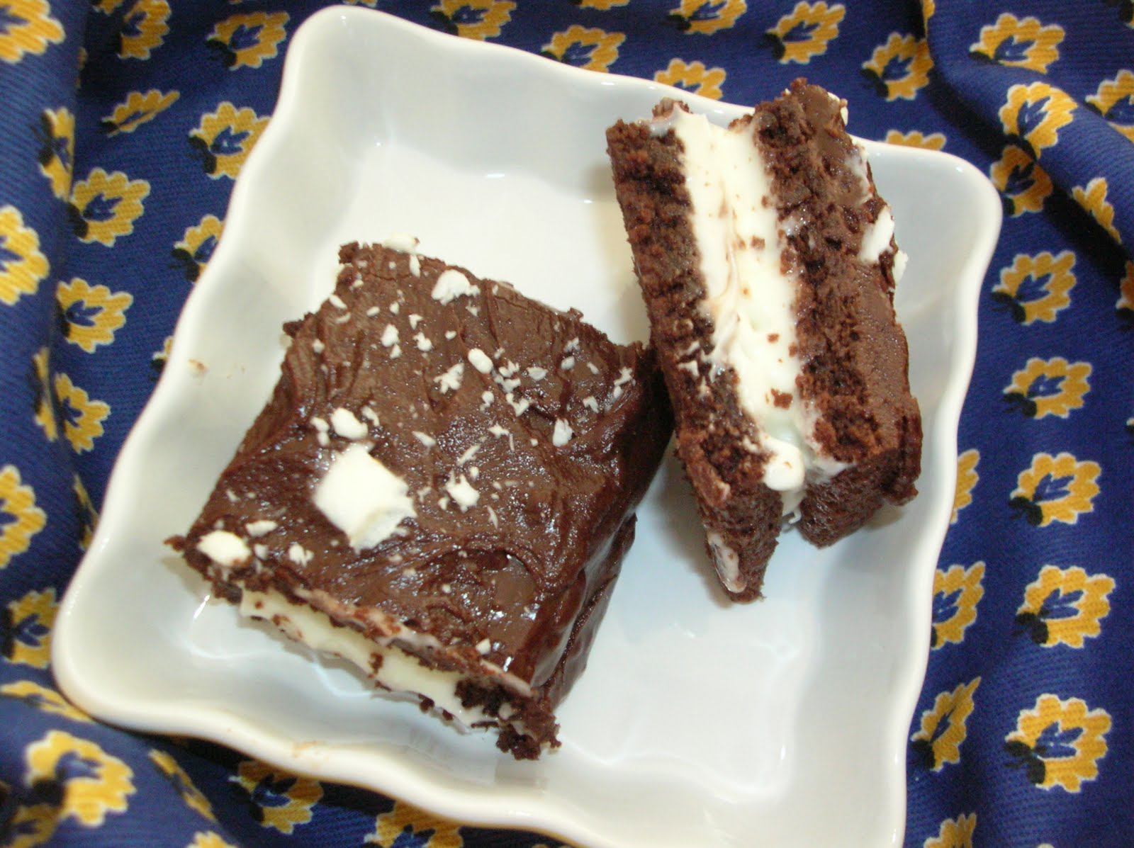 A Year of Cookies Cookie Recipe 267 Creamy Filled Brownies