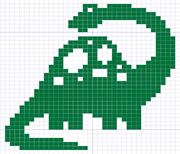 Yarn Visions: Dinosaur Knitting Charts