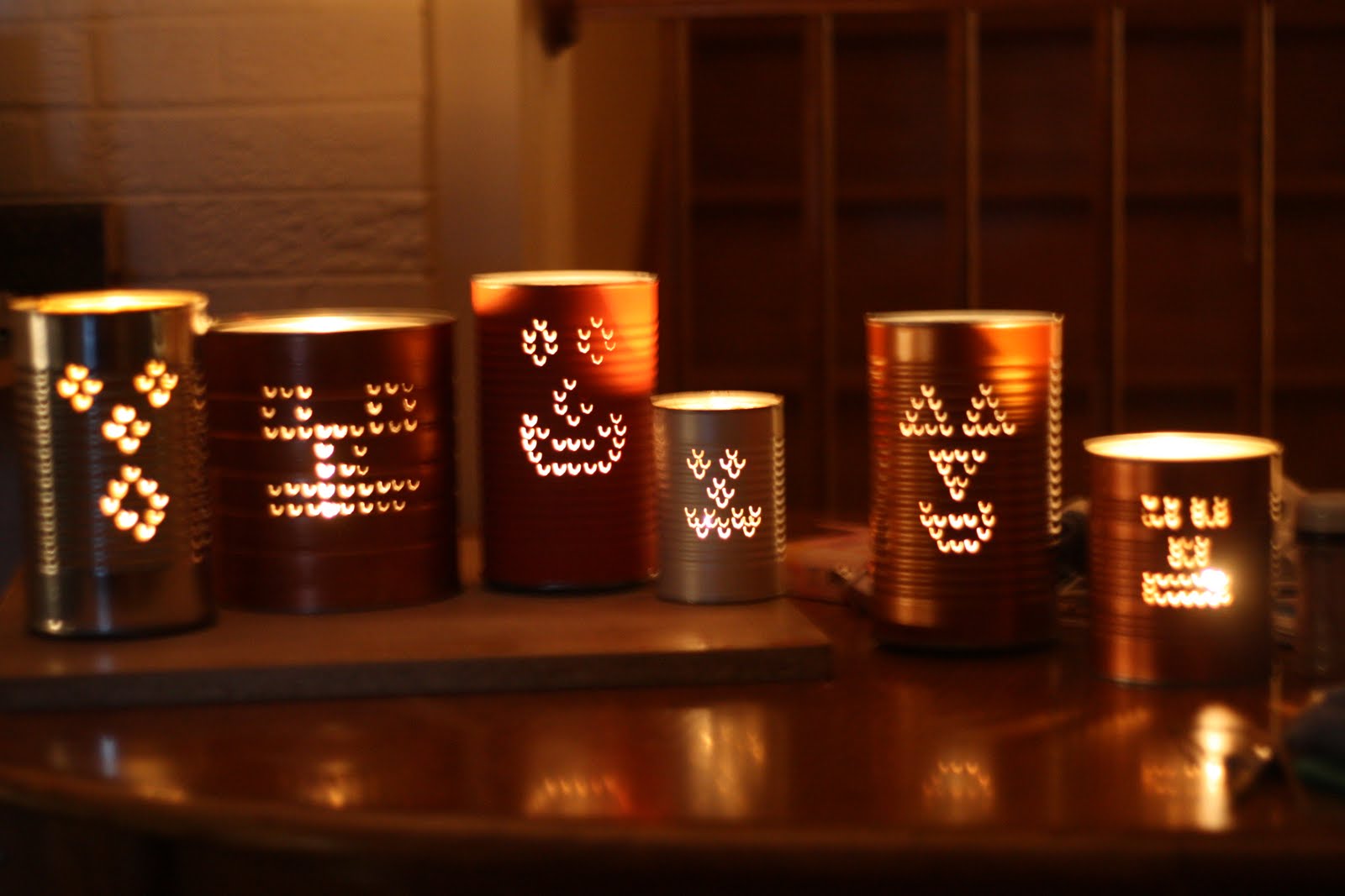Life At Willow Cottage Tin Can Luminaries