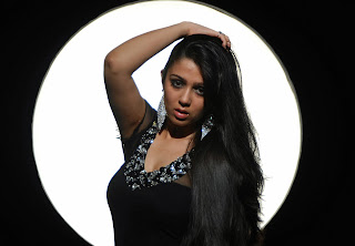 Charmi In Hot Black Dress