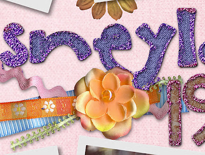 Scrapbook Layout Detail by Julie Ann Shahin