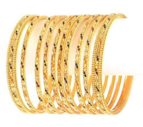 gold bangle collections