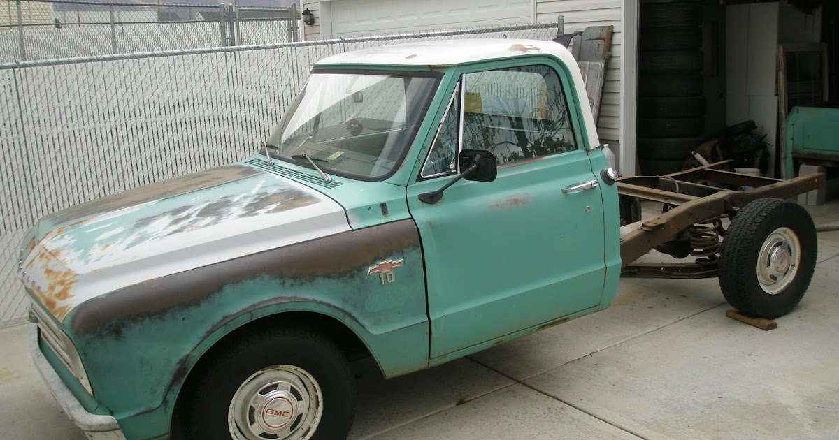 1967 Chevy C10 Long Bed to Short Bed Conversion Cutting the bed soon