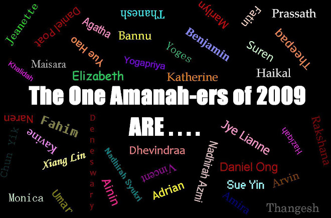 -:OnE AmaNaH 2o09!!  WELCOME !!