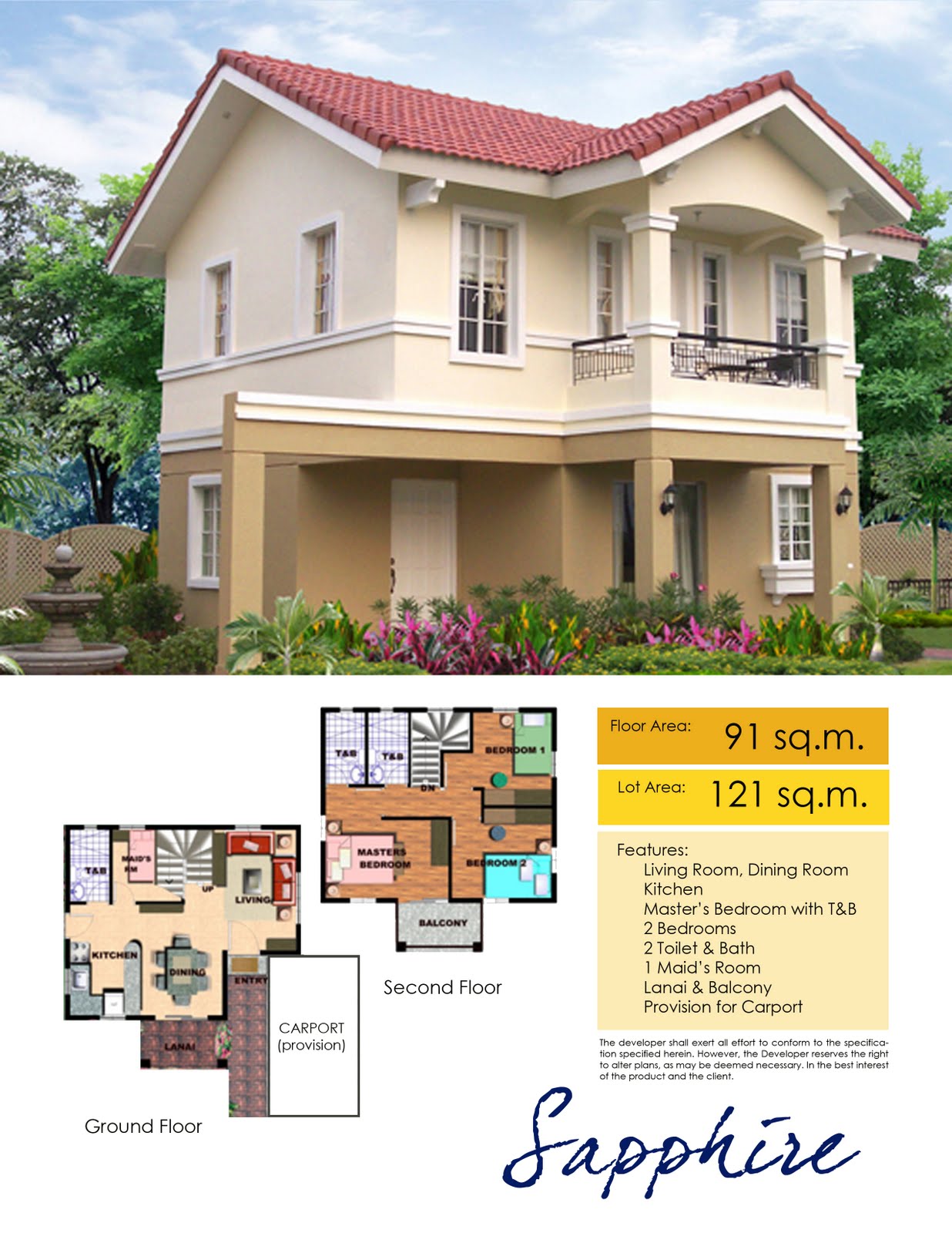 Sapphire House Model Vistaland International Marketing, Inc.