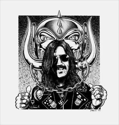 Limited edition Lemmy Kilmister gicl e print Excellent reproduction 