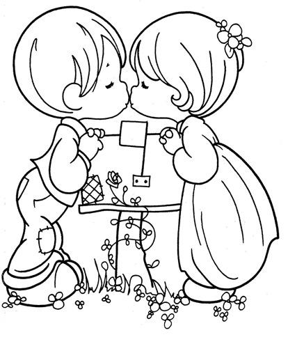 Dibujos para colorear de Preciosos Momentos