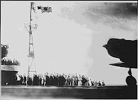 Photograph taken aboard a Japanese carrier before the attack