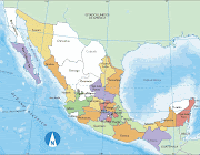 Turismo de México: Mapa mapa mexico 