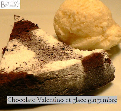 chocolate valentino glace gingembre