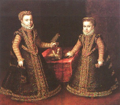 The Princesses Isabella Clara Eugenia and Catalina Micaela