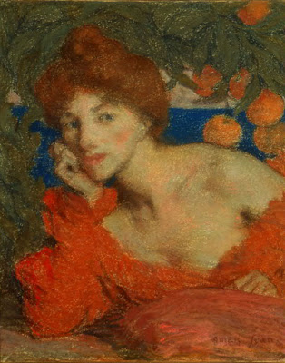 Edmond François Aman-Jean paintings