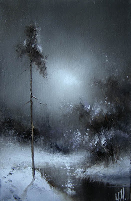 Winter Landscape Painting by Russian Artist
