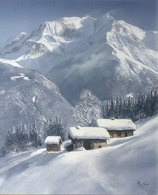 Landscape Painting by French Artist Pierre Raser