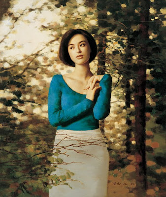 Women in Painting by Chinese Artist Xie Chuyu