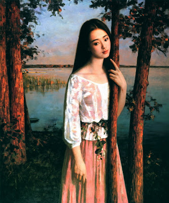 Women in Painting by Chinese Artist Xie Chuyu