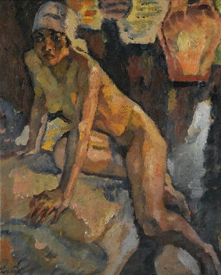 Nude Painting by Leo Putz German Artist