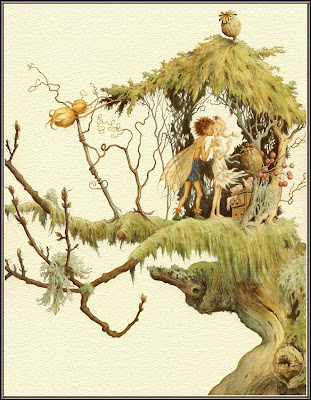 Illustration for Fairy Wings by Lauren Mills