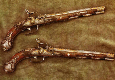 Dresden Armory (Rüstkammer). Wheellock Pistol, Suhl, 1741